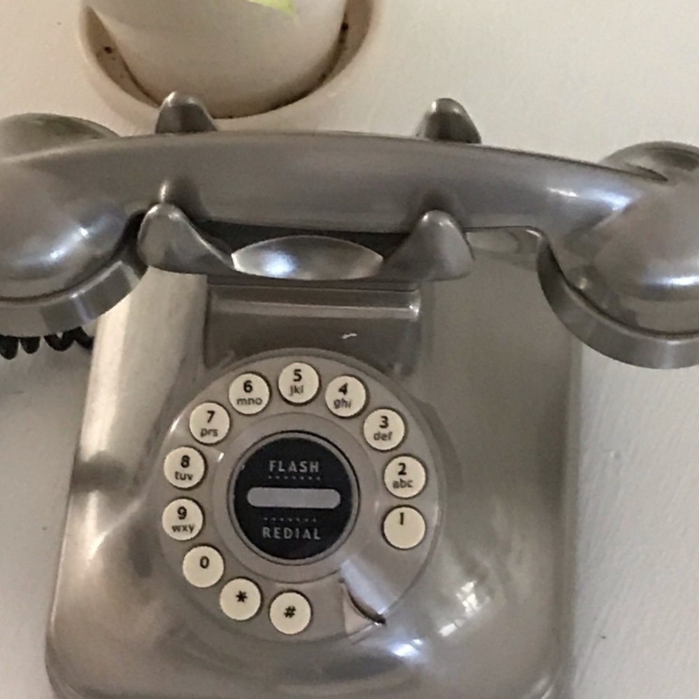New Silver Old Fashion Phone